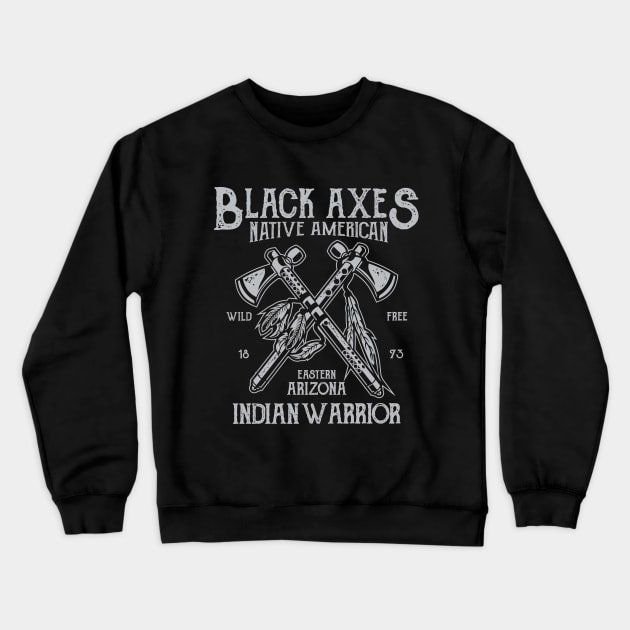 Black Axes Crewneck Sweatshirt by DesignedByFreaks